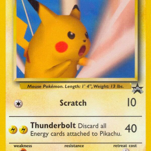 Pikachu (Snap) #26 Black Star Promo, Vintage Pokemon TCG, NM